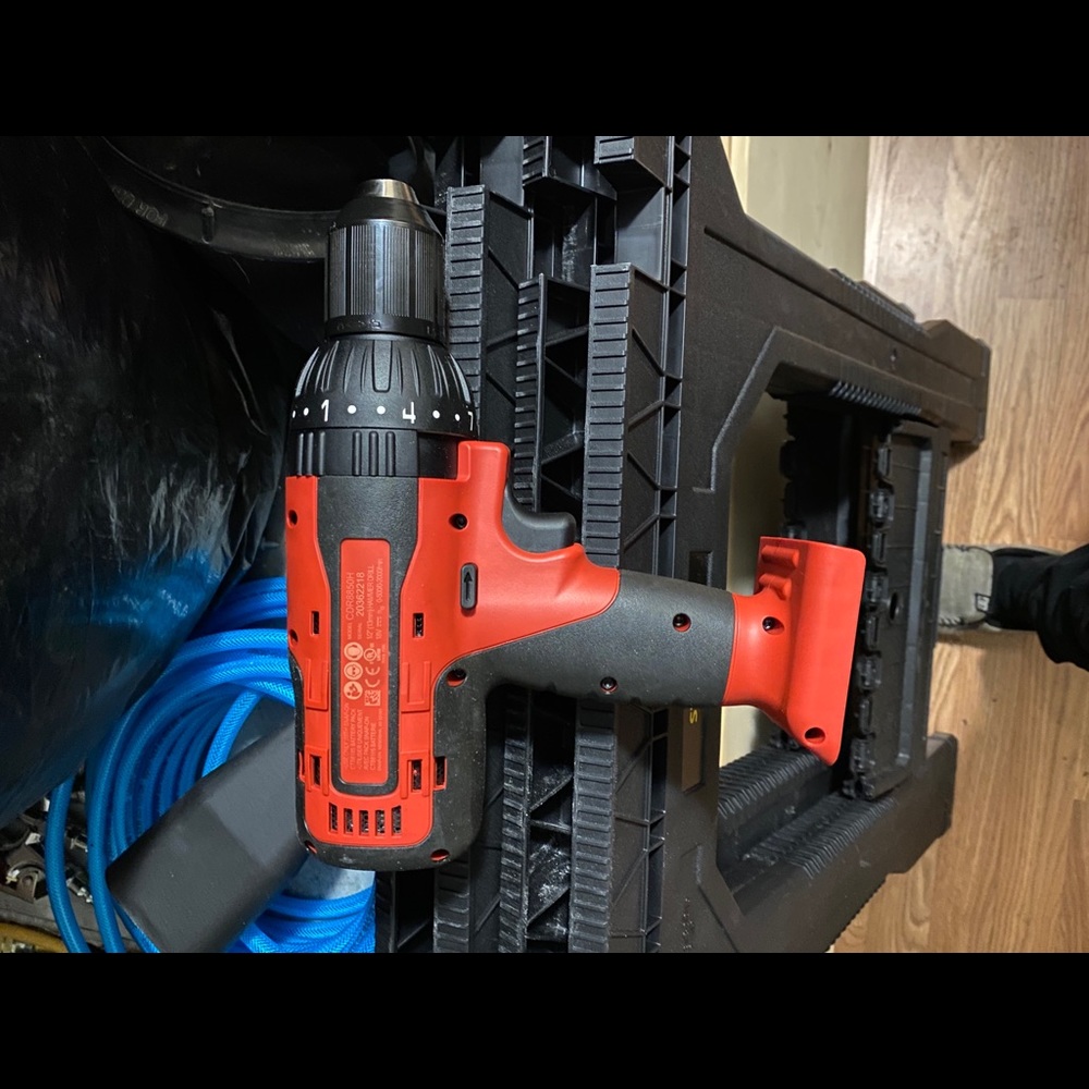 Snap on cordless drill